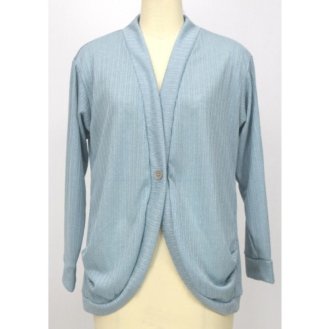 シェルラヴィたてリブすっきり見えカーディガン