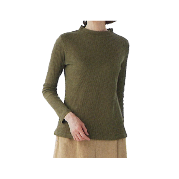 ワッフルニットプルオーバー