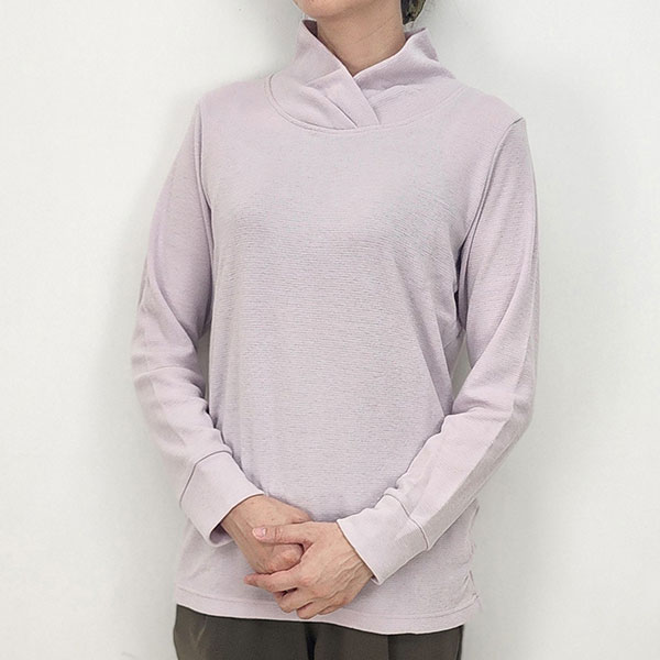 吸湿発熱あったかデザインプルオーバー