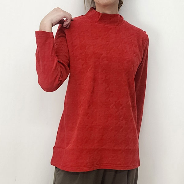 ソフトサーモリンクス ジャカードプルオーバー