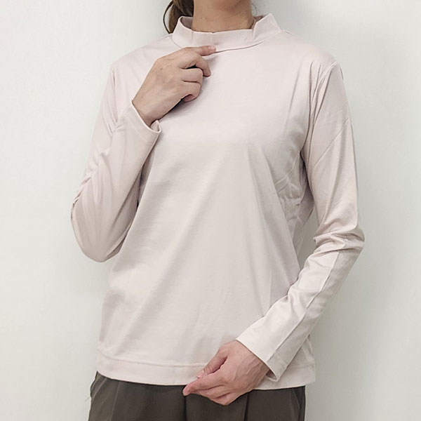 超長綿セミハイネックプルオーバー