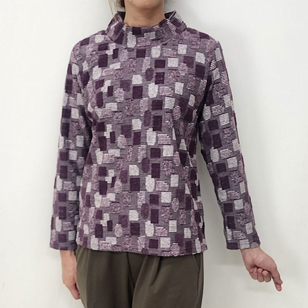 あたたかジャカードプルオーバー