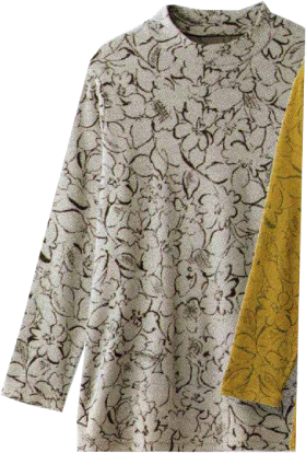 ココンライフ　ドゥ 吸水速乾 “シルック” 太リブデザイン ロングセミタイトスカート ペチコート付